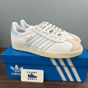 Adidas Gazelle Argentina ID3718 White Light Blue AFA World Cup Messi Size 8.5